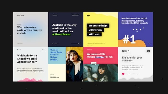 Social Media Video Templates for After Effects & Premiere Pro Envato